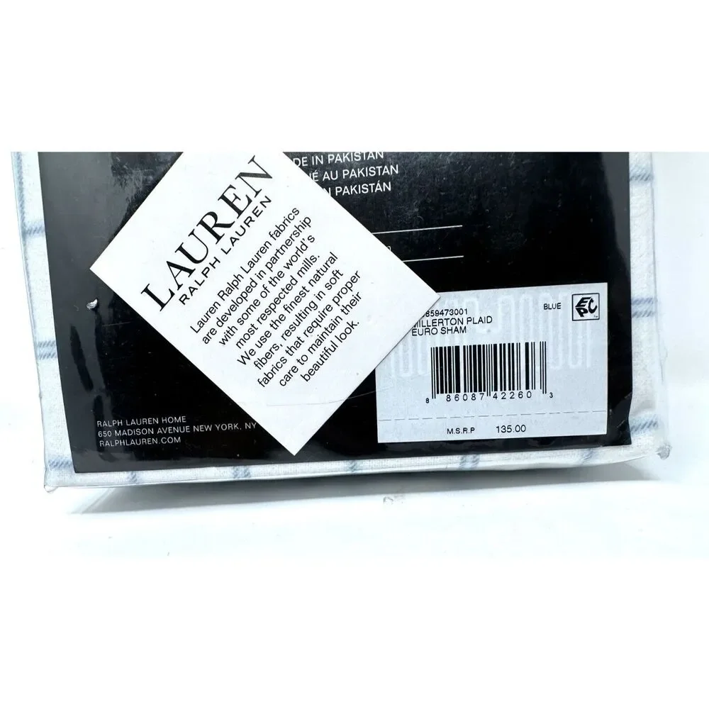 Lauren Ralph Lauren Flannel KING Cotton Pillowcases Set Beige 20x40